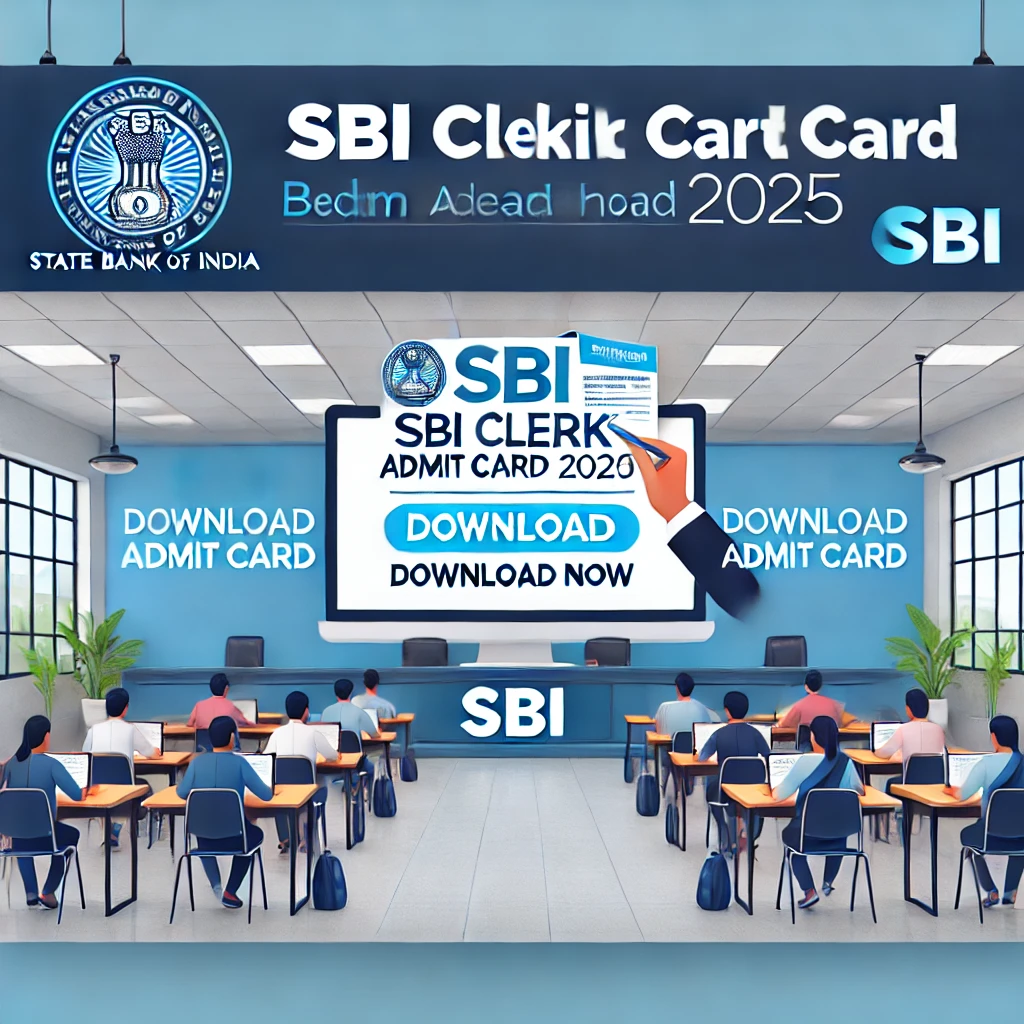 SBI CLERK EXAM ADMIT CARD 2025