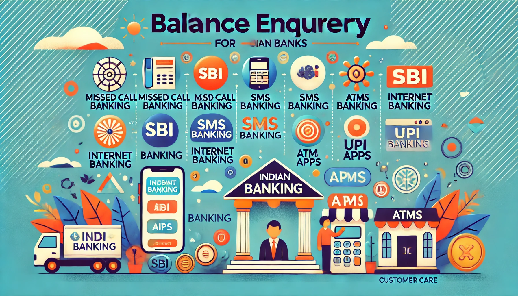 ALL BANK BALANCE ENQUIRY, SMS SERVICES AND ITS SPECIAL SEVICES IN INDIA