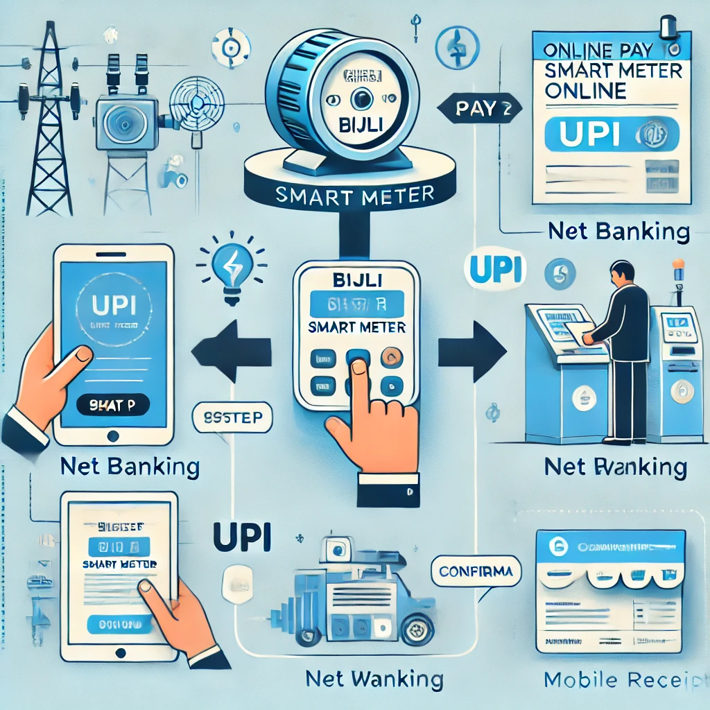 HOW TO PAY ONLINE FOR BIJLI SMART METER IN UTTAR PRADESH