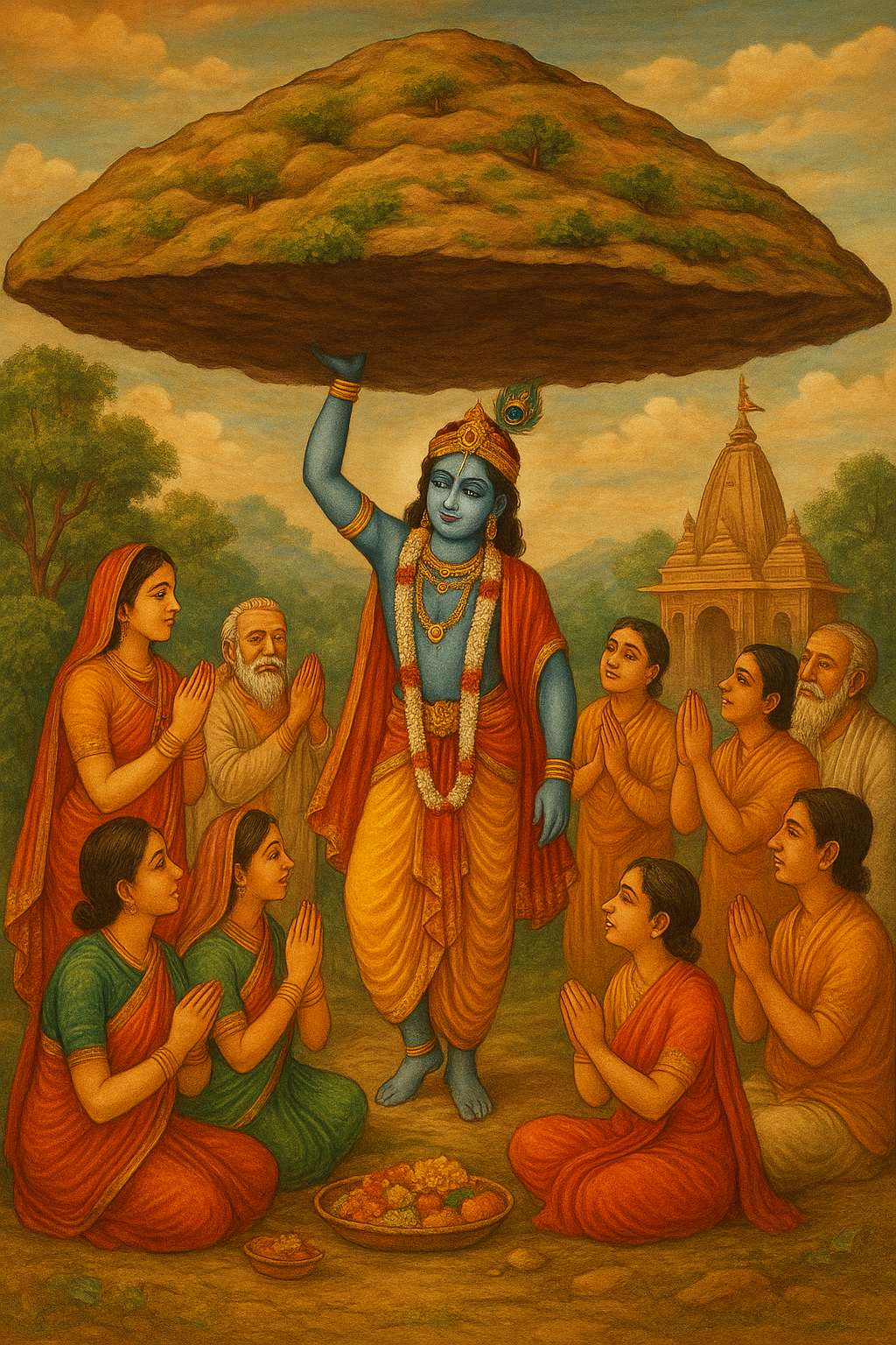 गोवर्धन पूजा : इतिहास, पूजन विधि और धार्मिक महत्व